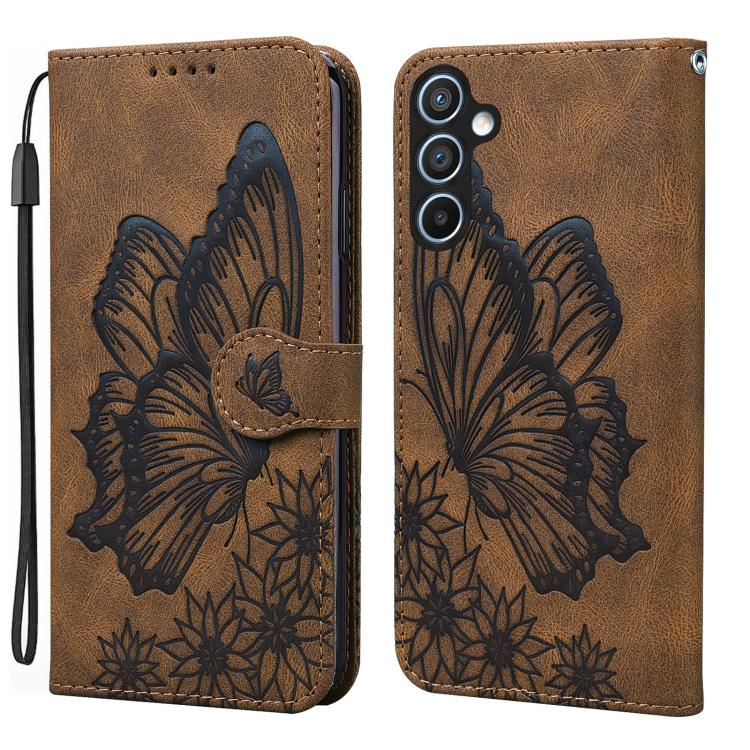 Retro Skin Feel Butterflies Embossing Horizontal Flip Leather Phone Case, For Galaxy S26 FE 5G, For Samsung Galaxy S26+ 5G, For Samsung Galaxy S26 Ultra 5G, For Samsung Galaxy S26 5G, For Samsung Galaxy S25 FE 5G, For Samsung Galaxy S25 5G             ...