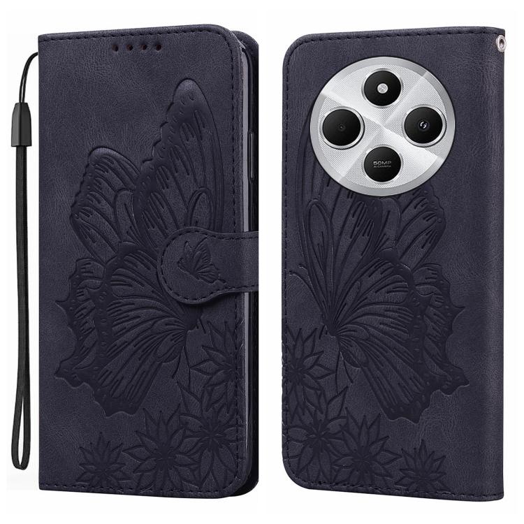 Retro Skin Feel Butterflies Embossing Horizontal Flip Leather Phone Case, For Xiaomi 15T Pro 5G, For Xiaomi 15T 5G, For Xiaomi Poco C75, For Xiaomi 14T Pro, For Xiaomi 14T