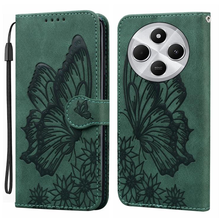 Retro Skin Feel Butterflies Embossing Horizontal Flip Leather Phone Case, For Xiaomi 15T Pro 5G, For Xiaomi 15T 5G, For Xiaomi Poco C75, For Xiaomi 14T Pro, For Xiaomi 14T