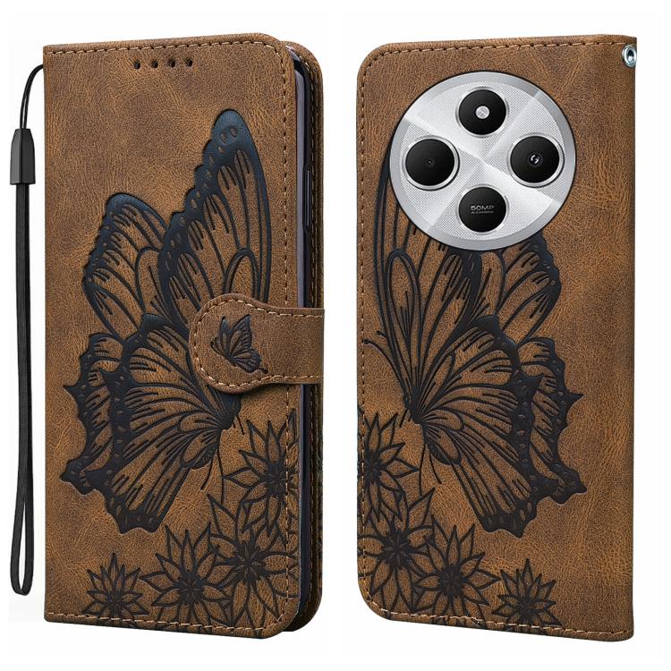 Retro Skin Feel Butterflies Embossing Horizontal Flip Leather Phone Case, For Xiaomi 15T Pro 5G, For Xiaomi 15T 5G, For Xiaomi Poco C75, For Xiaomi 14T Pro, For Xiaomi 14T