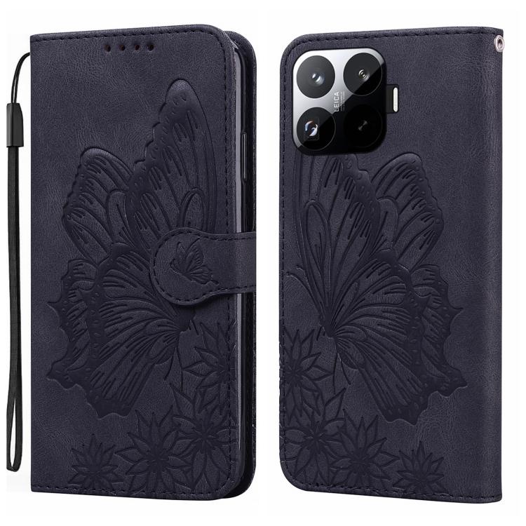 Retro Skin Feel Butterflies Embossing Horizontal Flip Leather Phone Case, For Xiaomi 17T Pro 5G, For Xiaomi 17T 5G, For Xiaomi 15T Pro 5G, For Xiaomi 15T 5G, For Xiaomi Poco C75, For Xiaomi 14T Pro, For Xiaomi 14T