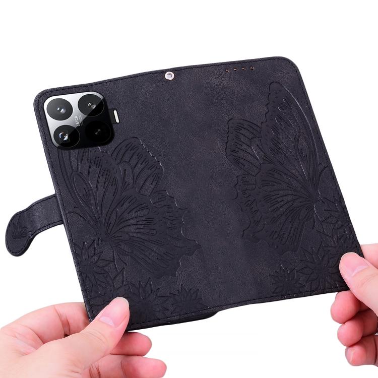 Retro Skin Feel Butterflies Embossing Horizontal Flip Leather Phone Case, For Xiaomi 15T Pro 5G, For Xiaomi 15T 5G, For Xiaomi Poco C75, For Xiaomi 14T Pro, For Xiaomi 14T