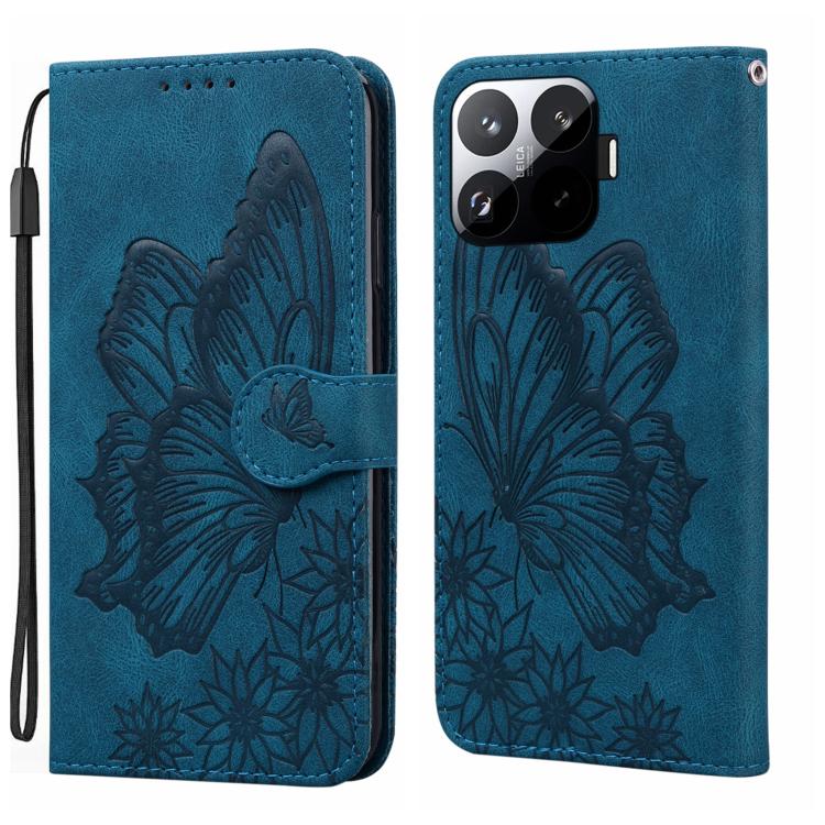 Retro Skin Feel Butterflies Embossing Horizontal Flip Leather Phone Case, For Xiaomi 17T Pro 5G, For Xiaomi 17T 5G, For Xiaomi 15T Pro 5G, For Xiaomi 15T 5G, For Xiaomi Poco C75, For Xiaomi 14T Pro, For Xiaomi 14T