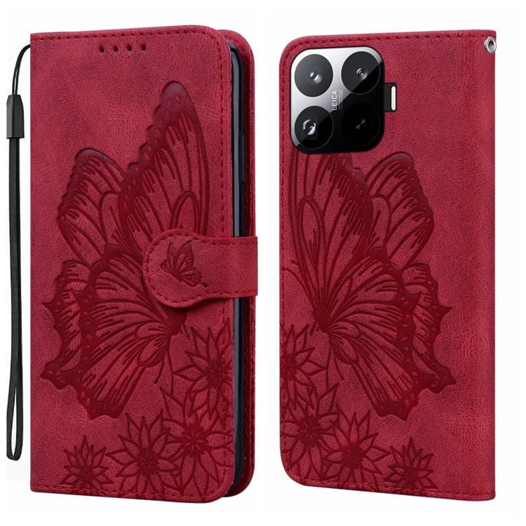 Retro Skin Feel Butterflies Embossing Horizontal Flip Leather Phone Case, For Xiaomi 17T Pro 5G, For Xiaomi 17T 5G, For Xiaomi 15T Pro 5G, For Xiaomi 15T 5G, For Xiaomi Poco C75, For Xiaomi 14T Pro, For Xiaomi 14T