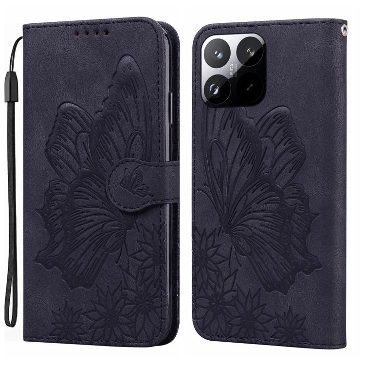 Retro Skin Feel Butterflies Embossing Horizontal Flip Leather Phone Case, For Xiaomi 15T Pro 5G, For Xiaomi 15T 5G, For Xiaomi Poco C75, For Xiaomi 14T Pro, For Xiaomi 14T