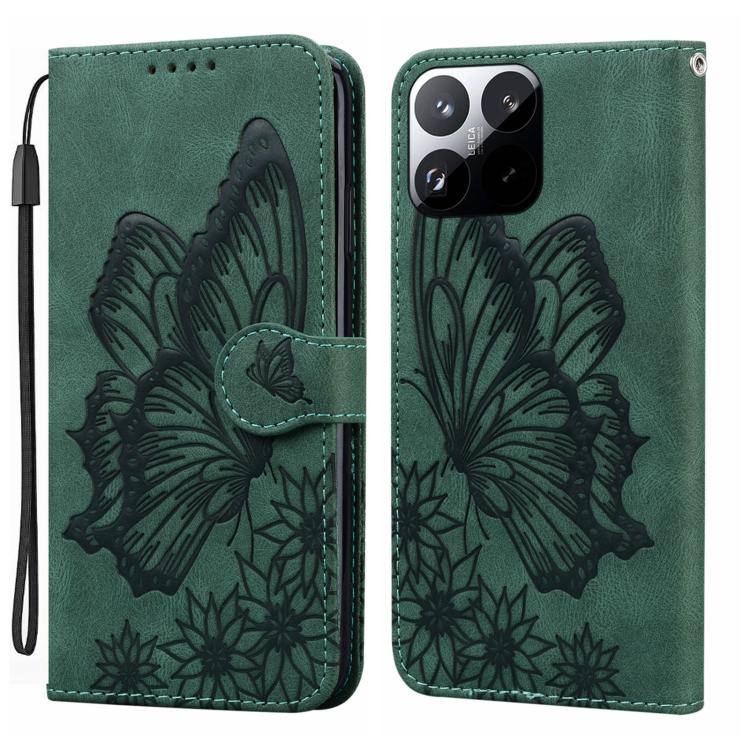 Retro Skin Feel Butterflies Embossing Horizontal Flip Leather Phone Case, For Xiaomi 15T Pro 5G, For Xiaomi 15T 5G, For Xiaomi Poco C75, For Xiaomi 14T Pro, For Xiaomi 14T