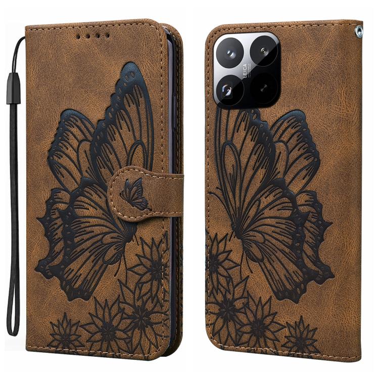 Retro Skin Feel Butterflies Embossing Horizontal Flip Leather Phone Case, For Xiaomi 15T Pro 5G, For Xiaomi 15T 5G, For Xiaomi Poco C75, For Xiaomi 14T Pro, For Xiaomi 14T