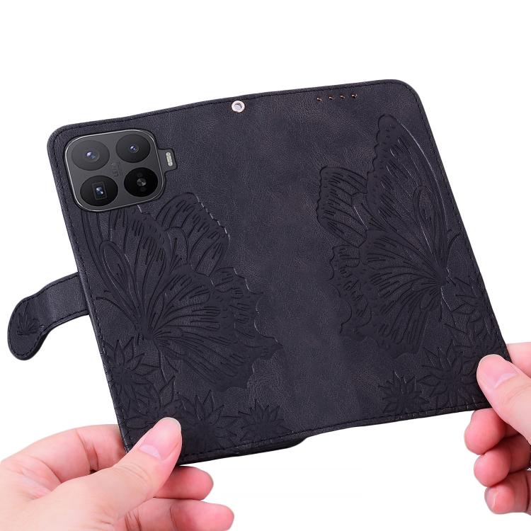 Retro Skin Feel Butterflies Embossing Horizontal Flip Leather Phone Case, For Xiaomi 17T Pro 5G, For Xiaomi 17T 5G, For Xiaomi 15T Pro 5G, For Xiaomi 15T 5G, For Xiaomi Poco C75, For Xiaomi 14T Pro, For Xiaomi 14T