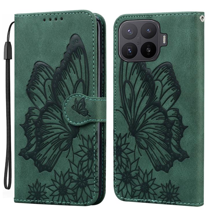 Retro Skin Feel Butterflies Embossing Horizontal Flip Leather Phone Case, For Xiaomi 17T Pro 5G, For Xiaomi 17T 5G, For Xiaomi 15T Pro 5G, For Xiaomi 15T 5G, For Xiaomi Poco C75, For Xiaomi 14T Pro, For Xiaomi 14T
