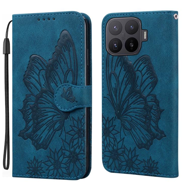 Retro Skin Feel Butterflies Embossing Horizontal Flip Leather Phone Case, For Xiaomi 17T Pro 5G, For Xiaomi 17T 5G, For Xiaomi 15T Pro 5G, For Xiaomi 15T 5G, For Xiaomi Poco C75, For Xiaomi 14T Pro, For Xiaomi 14T