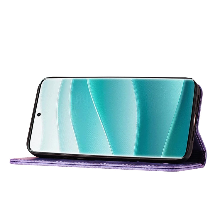 Butterfly Cat Embossing Flip Leather Phone Case, For Redmi Note 14 Pro 5G, For Redmi 14C 4G