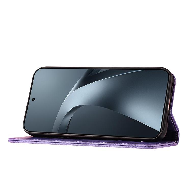 Butterfly Cat Embossing Flip Leather Phone Case, For Xiaomi 17T Pro 5G, For Xiaomi 17T 5G, For Xiaomi 15T Pro 5G, For Xiaomi 15T 5G, For Xiaomi Poco C75, For Xiaomi 14T Pro, For Xiaomi 14T