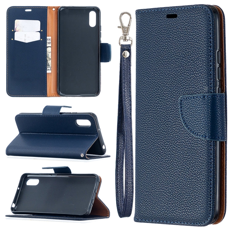 Litchi Texture Pure Color Horizontal Flip PU Leather Case with Holder & Card Slots & Wallet & Lanyard, For Xiaomi Redmi 9A, For Xiaomi Redmi 9C