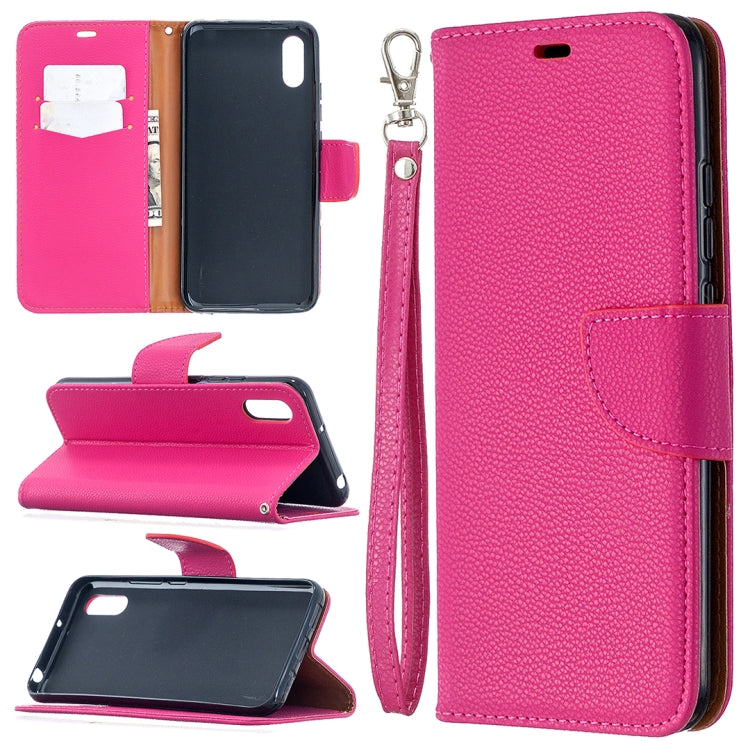 Litchi Texture Pure Color Horizontal Flip PU Leather Case with Holder & Card Slots & Wallet & Lanyard, For Xiaomi Redmi 9A, For Xiaomi Redmi 9C