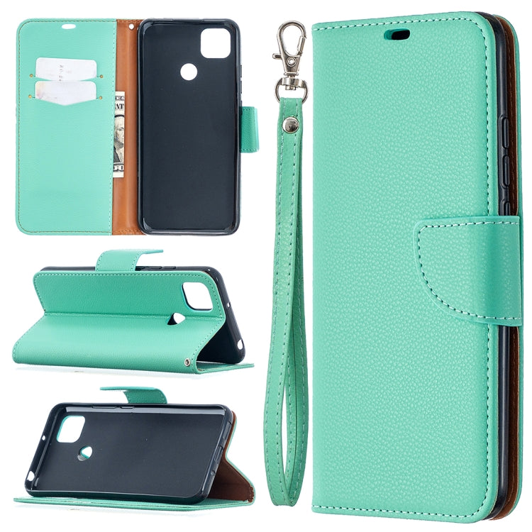 Litchi Texture Pure Color Horizontal Flip PU Leather Case with Holder & Card Slots & Wallet & Lanyard, For Xiaomi Redmi 9A, For Xiaomi Redmi 9C