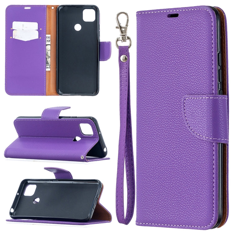 Litchi Texture Pure Color Horizontal Flip PU Leather Case with Holder & Card Slots & Wallet & Lanyard, For Xiaomi Redmi 9A, For Xiaomi Redmi 9C