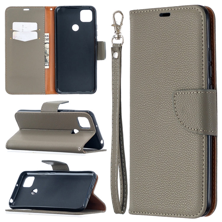 Litchi Texture Pure Color Horizontal Flip PU Leather Case with Holder & Card Slots & Wallet & Lanyard, For Xiaomi Redmi 9A, For Xiaomi Redmi 9C