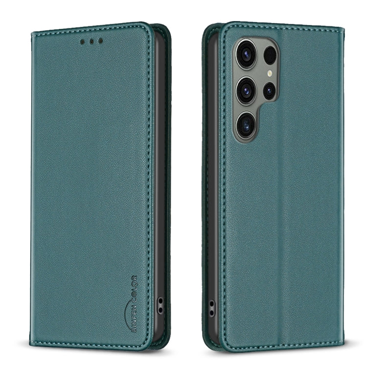 Magnetic Leather Phone Case, For Samsung Galaxy S25 Ultra 5G