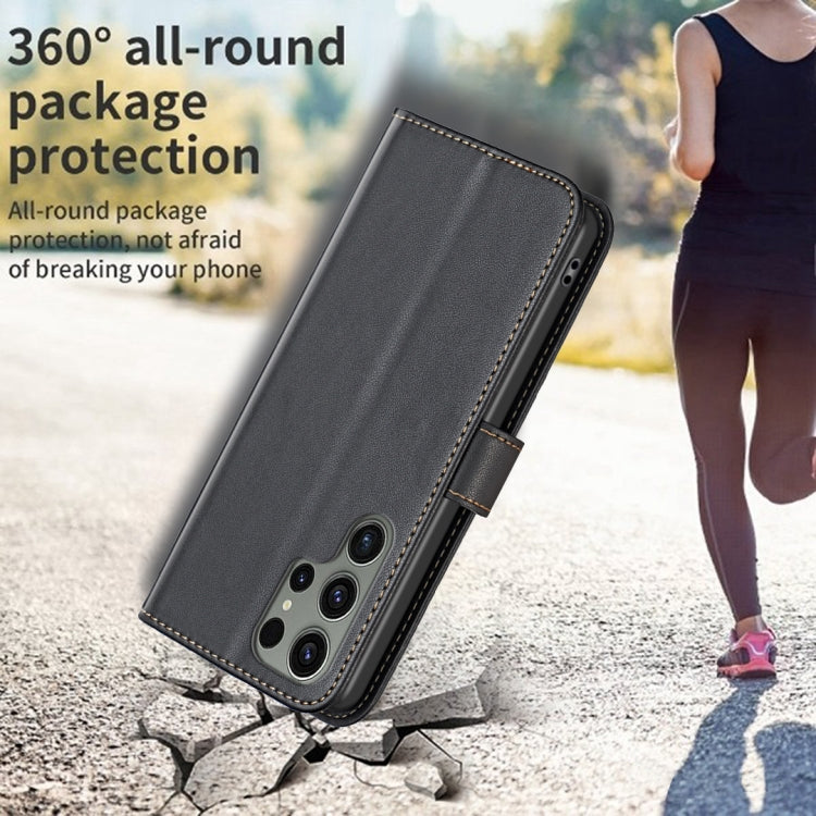 Magnetic Buckle Leather Phone Case, For Samsung Galaxy S25 Ultra 5G