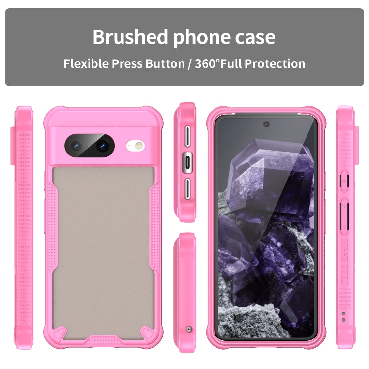 Armor Glaze PC Hybrid TPU Phone Case, For Google Pixel 8, For Google Pixel 6a, For Google Pixel 6 Pro, For Google Pixel 6, For Google Pixel 5a