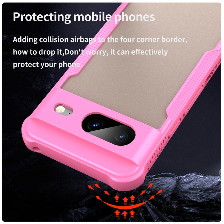 Armor Glaze PC Hybrid TPU Phone Case, For Google Pixel 8, For Google Pixel 6a, For Google Pixel 6 Pro, For Google Pixel 6, For Google Pixel 5a