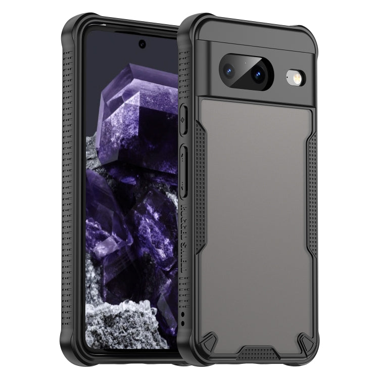 Armor Glaze PC Hybrid TPU Phone Case, For Google Pixel 8, For Google Pixel 6a, For Google Pixel 6 Pro, For Google Pixel 6, For Google Pixel 5a