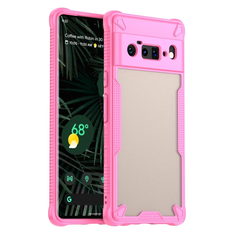Armor Glaze PC Hybrid TPU Phone Case, For Google Pixel 8, For Google Pixel 6a, For Google Pixel 6 Pro, For Google Pixel 6, For Google Pixel 5a