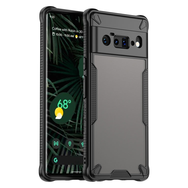 Armor Glaze PC Hybrid TPU Phone Case, For Google Pixel 8, For Google Pixel 6a, For Google Pixel 6 Pro, For Google Pixel 6, For Google Pixel 5a