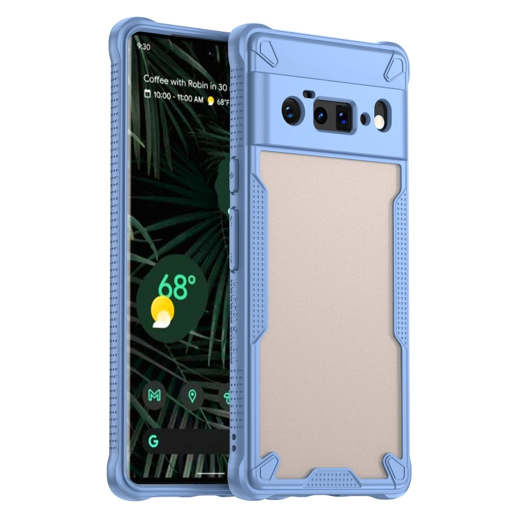 Armor Glaze PC Hybrid TPU Phone Case, For Google Pixel 8, For Google Pixel 6a, For Google Pixel 6 Pro, For Google Pixel 6, For Google Pixel 5a