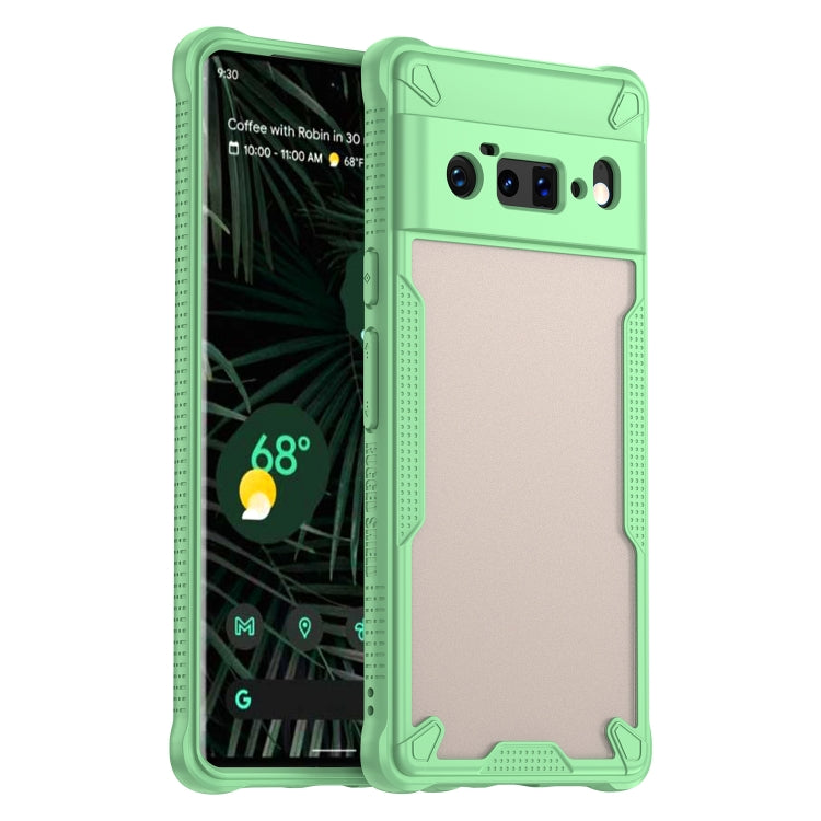 Armor Glaze PC Hybrid TPU Phone Case, For Google Pixel 8, For Google Pixel 6a, For Google Pixel 6 Pro, For Google Pixel 6, For Google Pixel 5a
