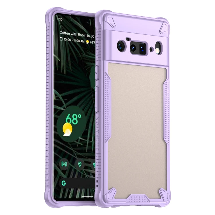 Armor Glaze PC Hybrid TPU Phone Case, For Google Pixel 8, For Google Pixel 6a, For Google Pixel 6 Pro, For Google Pixel 6, For Google Pixel 5a