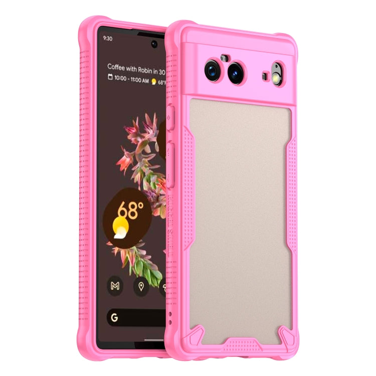 Armor Glaze PC Hybrid TPU Phone Case, For Google Pixel 8, For Google Pixel 6a, For Google Pixel 6 Pro, For Google Pixel 6, For Google Pixel 5a
