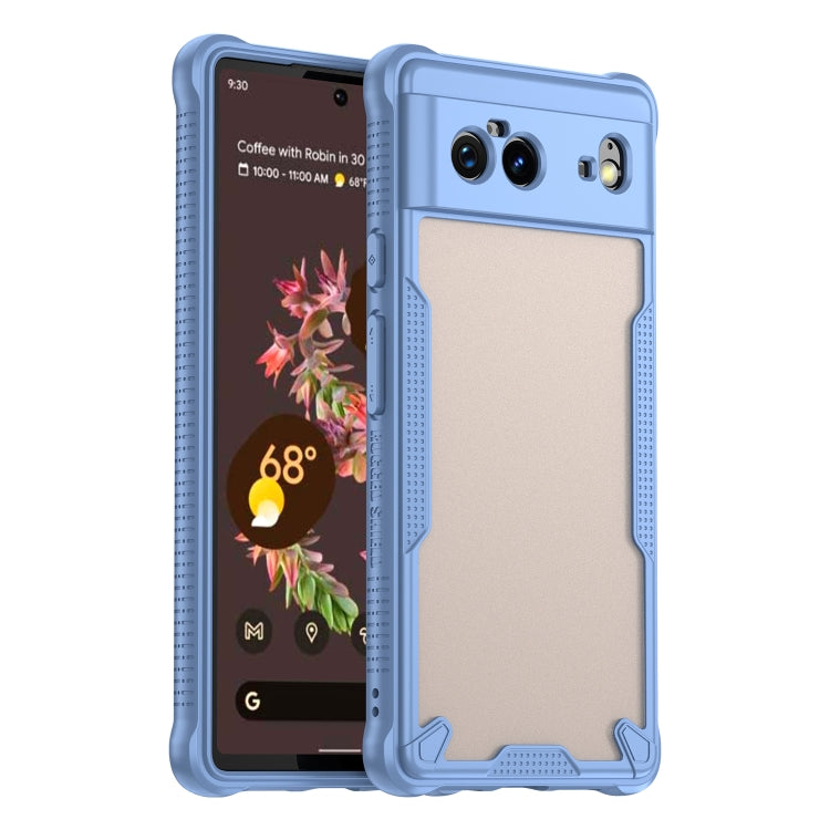 Armor Glaze PC Hybrid TPU Phone Case, For Google Pixel 8, For Google Pixel 6a, For Google Pixel 6 Pro, For Google Pixel 6, For Google Pixel 5a