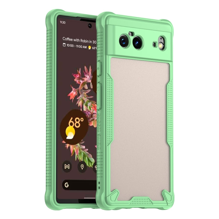 Armor Glaze PC Hybrid TPU Phone Case, For Google Pixel 8, For Google Pixel 6a, For Google Pixel 6 Pro, For Google Pixel 6, For Google Pixel 5a