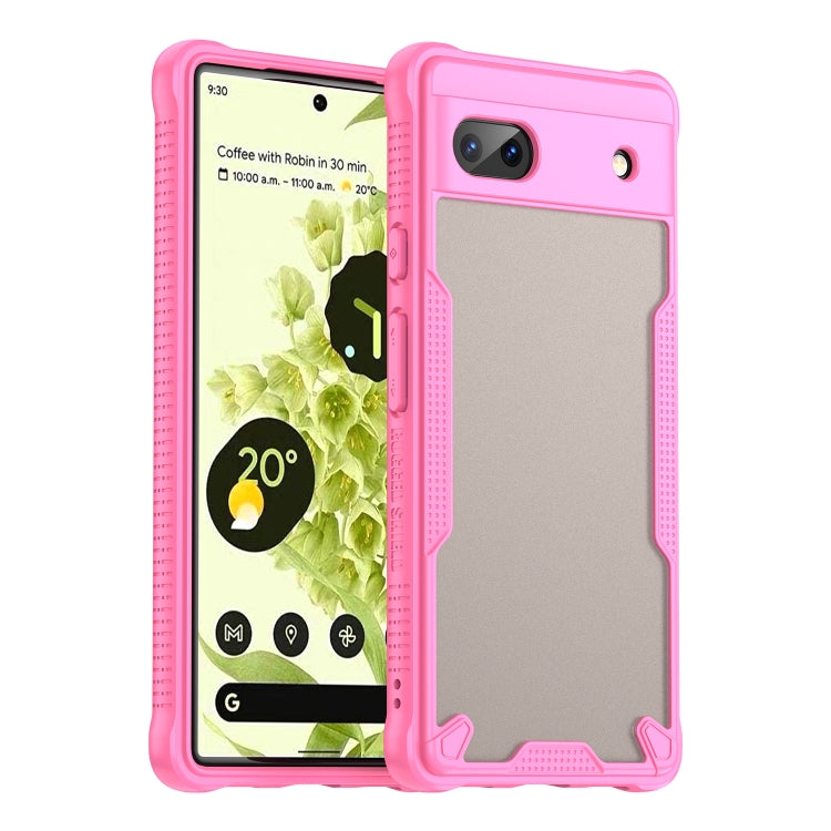 Armor Glaze PC Hybrid TPU Phone Case, For Google Pixel 8, For Google Pixel 6a, For Google Pixel 6 Pro, For Google Pixel 6, For Google Pixel 5a