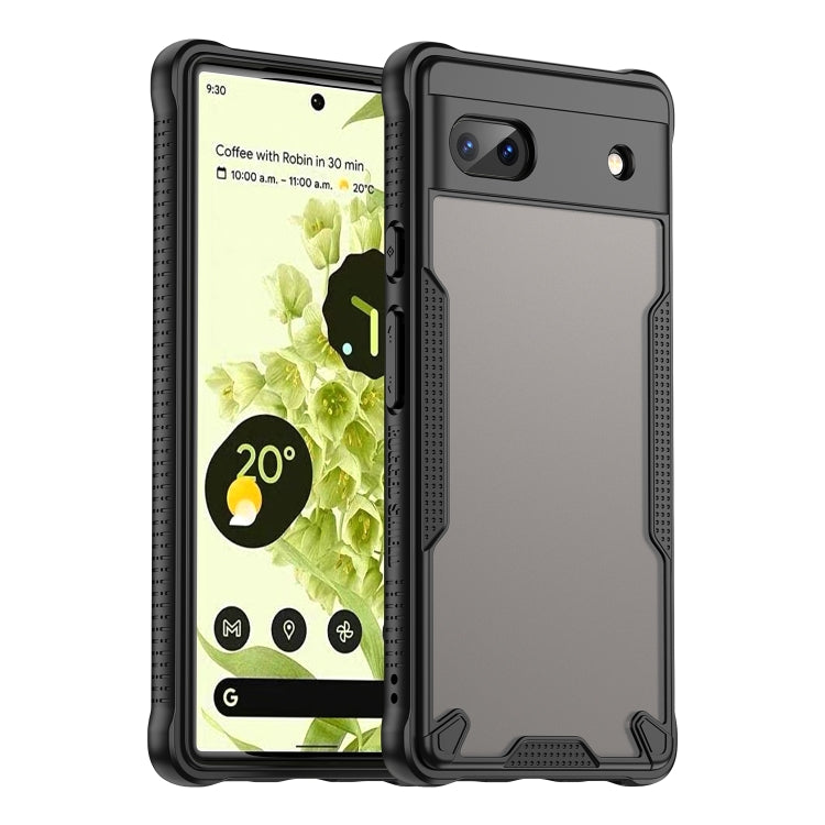 Armor Glaze PC Hybrid TPU Phone Case, For Google Pixel 8, For Google Pixel 6a, For Google Pixel 6 Pro, For Google Pixel 6, For Google Pixel 5a
