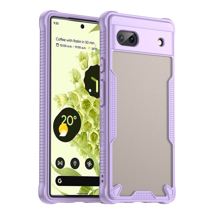 Armor Glaze PC Hybrid TPU Phone Case, For Google Pixel 8, For Google Pixel 6a, For Google Pixel 6 Pro, For Google Pixel 6, For Google Pixel 5a