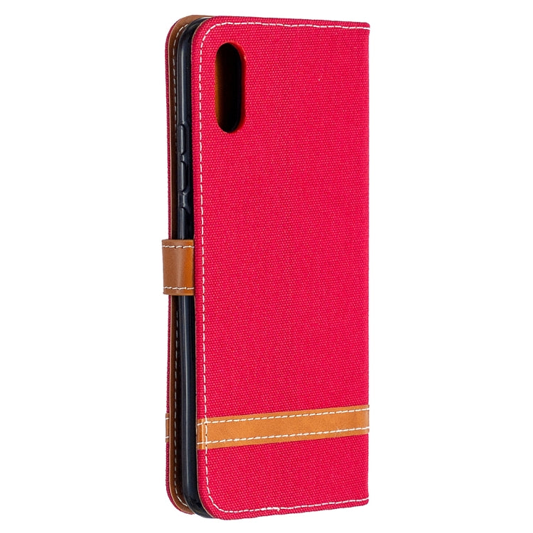 Color Matching Denim Texture Horizontal Flip Leather Case with Holder & Card Slots & Wallet & Lanyard, For Xiaomi Redmi 9A, For Xiaomi Redmi 9C
