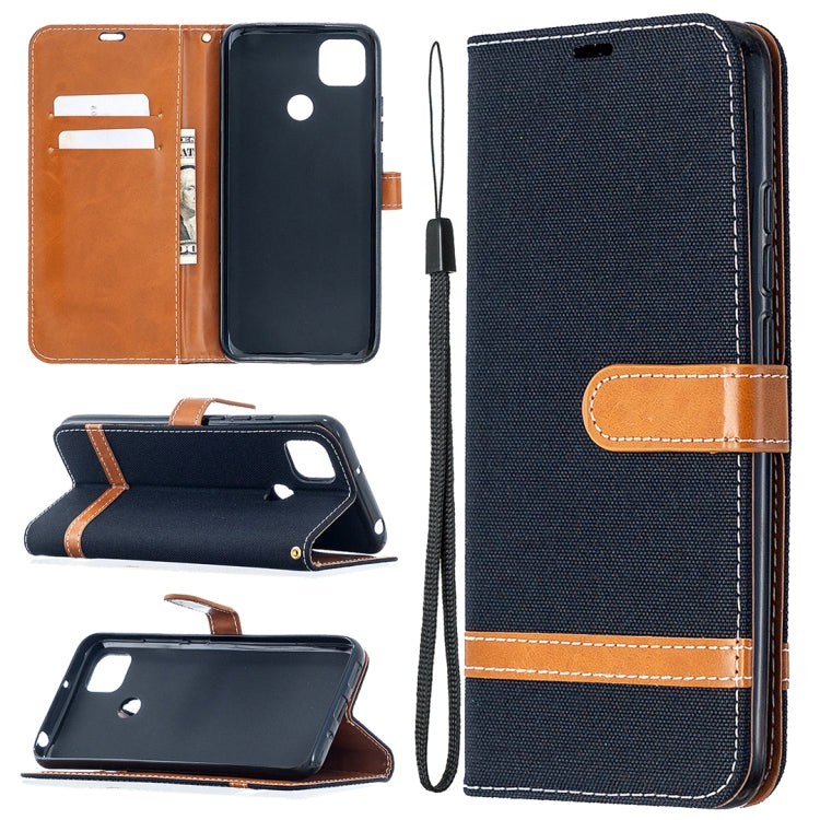 Color Matching Denim Texture Horizontal Flip Leather Case with Holder & Card Slots & Wallet & Lanyard, For Xiaomi Redmi 9A, For Xiaomi Redmi 9C