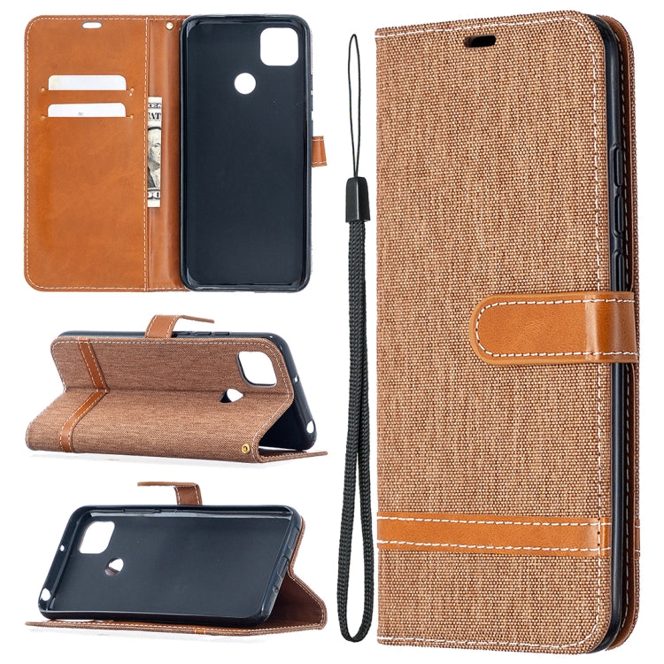 Color Matching Denim Texture Horizontal Flip Leather Case with Holder & Card Slots & Wallet & Lanyard, For Xiaomi Redmi 9A, For Xiaomi Redmi 9C