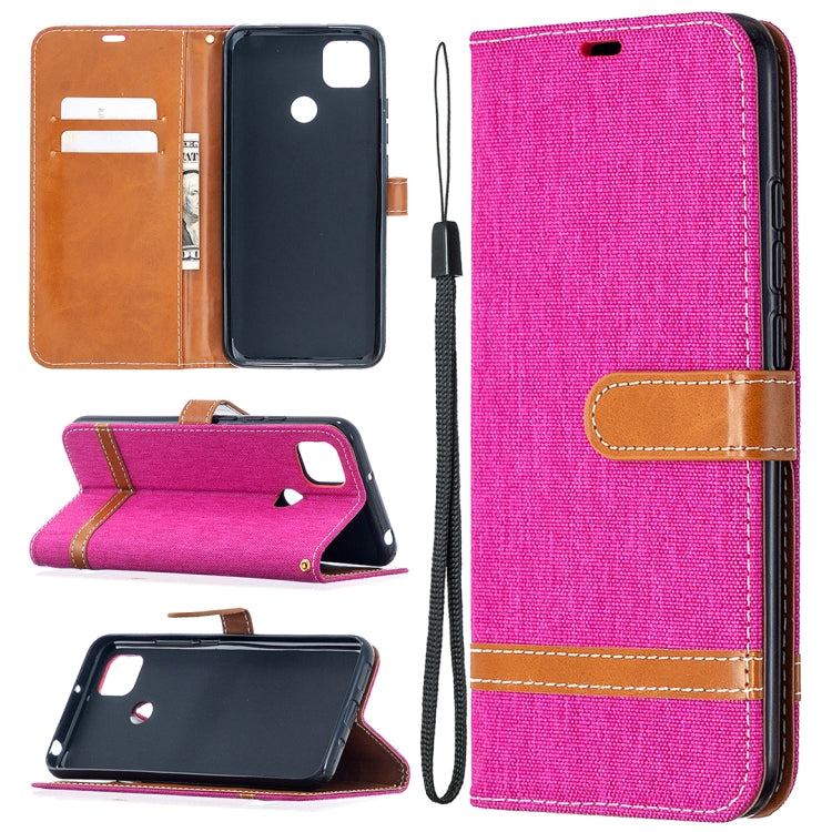 Color Matching Denim Texture Horizontal Flip Leather Case with Holder & Card Slots & Wallet & Lanyard, For Xiaomi Redmi 9A, For Xiaomi Redmi 9C