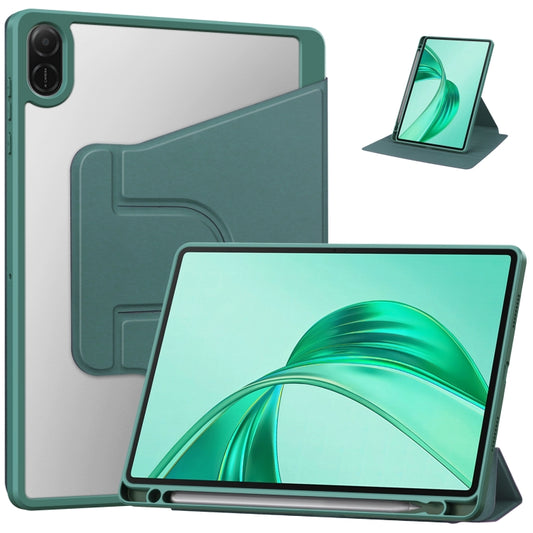 Tri-Fold Holder Rotation Leather Tablet Case, For Honor Pad X8b / X8a