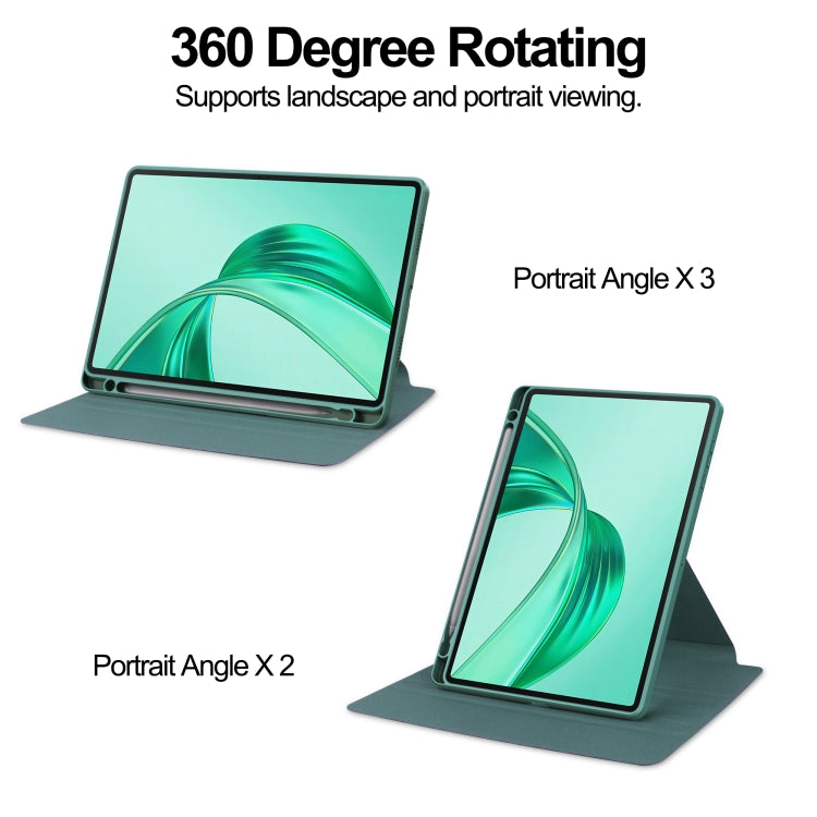 Tri-Fold Holder Rotation Leather Tablet Case, For Honor Pad X8b / X8a