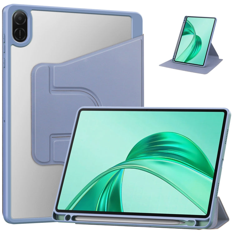 Tri-Fold Holder Rotation Leather Tablet Case, For Honor Pad X8b / X8a