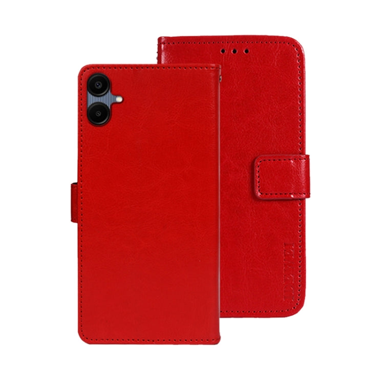 idewei Crazy Horse Texture Leather Phone Case, For Samsung Galaxy A16 5G, For Samsung Galaxy A06 4G