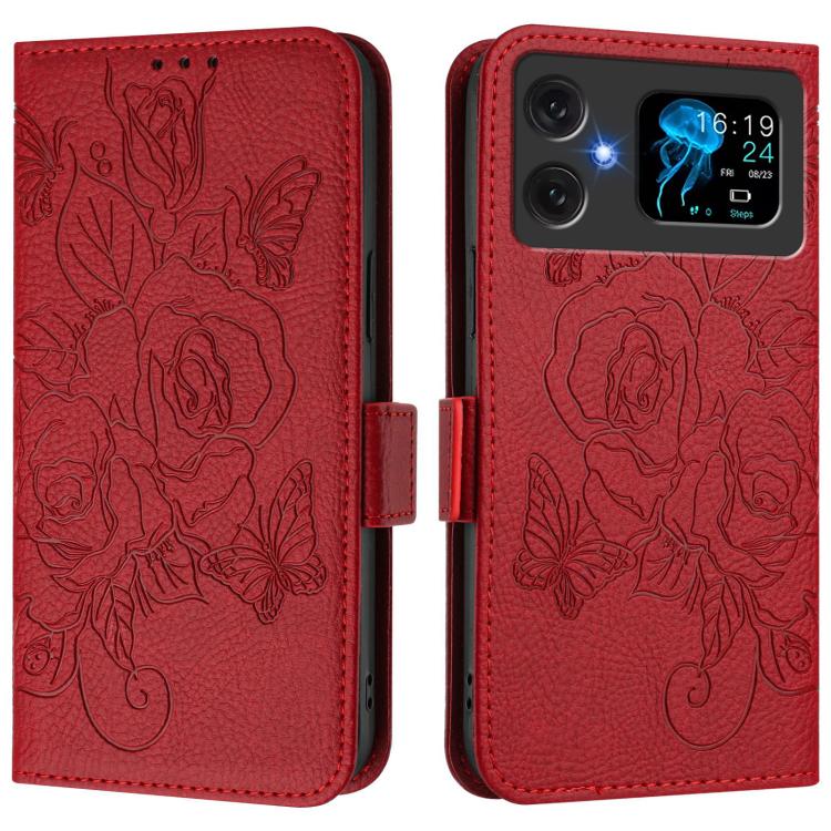 Embossed Rose RFID Anti-theft Leather Phone Case, For Cubot A40, For Cubot P90, For Cubot A30, For Cubot A20, For Cubot Max 5, For Cubot A10, For Cubot Note 40, For Cubot P50