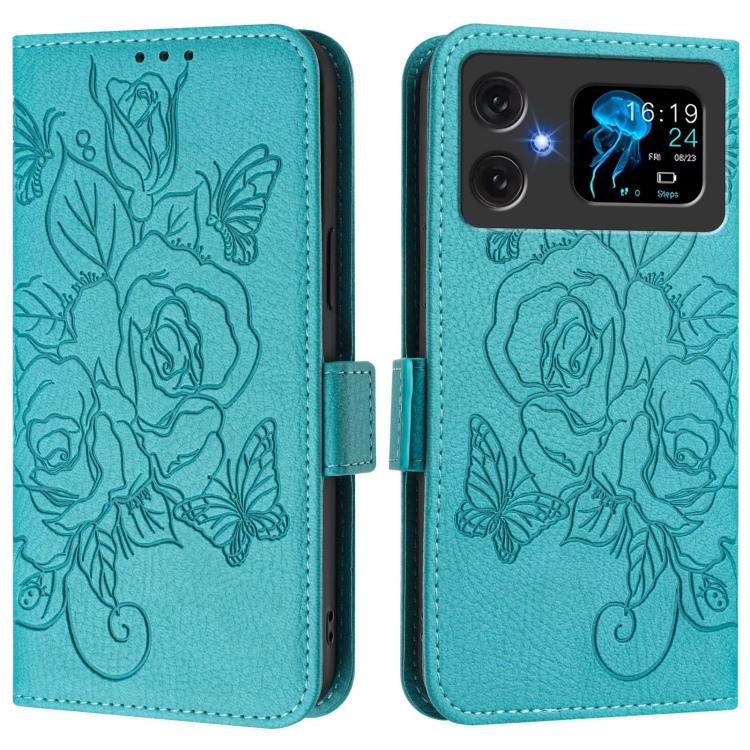 Embossed Rose RFID Anti-theft Leather Phone Case, For Cubot A40, For Cubot P90, For Cubot A30, For Cubot A20, For Cubot Max 5, For Cubot A10, For Cubot Note 40, For Cubot P50