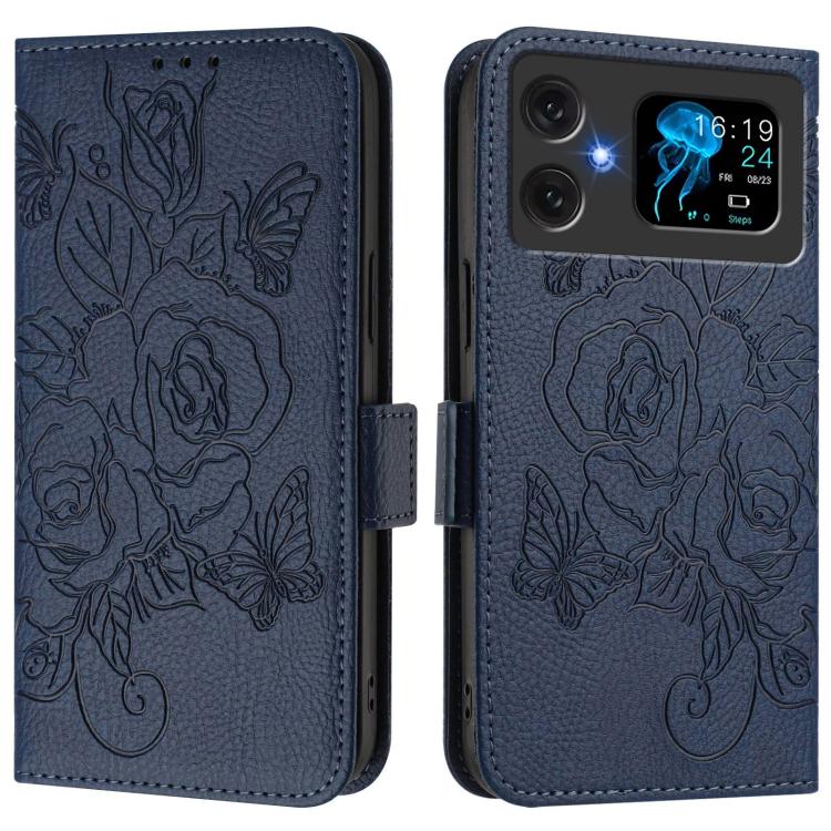 Embossed Rose RFID Anti-theft Leather Phone Case, For Cubot A40, For Cubot P90, For Cubot A30, For Cubot A20, For Cubot Max 5, For Cubot A10, For Cubot Note 40, For Cubot P50