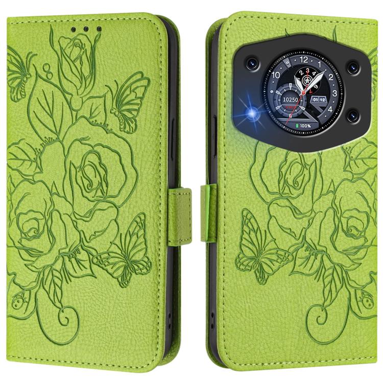 Embossed Rose RFID Anti-theft Leather Phone Case, For Cubot A40, For Cubot P90, For Cubot A30, For Cubot A20, For Cubot Max 5, For Cubot A10, For Cubot Note 40, For Cubot P50