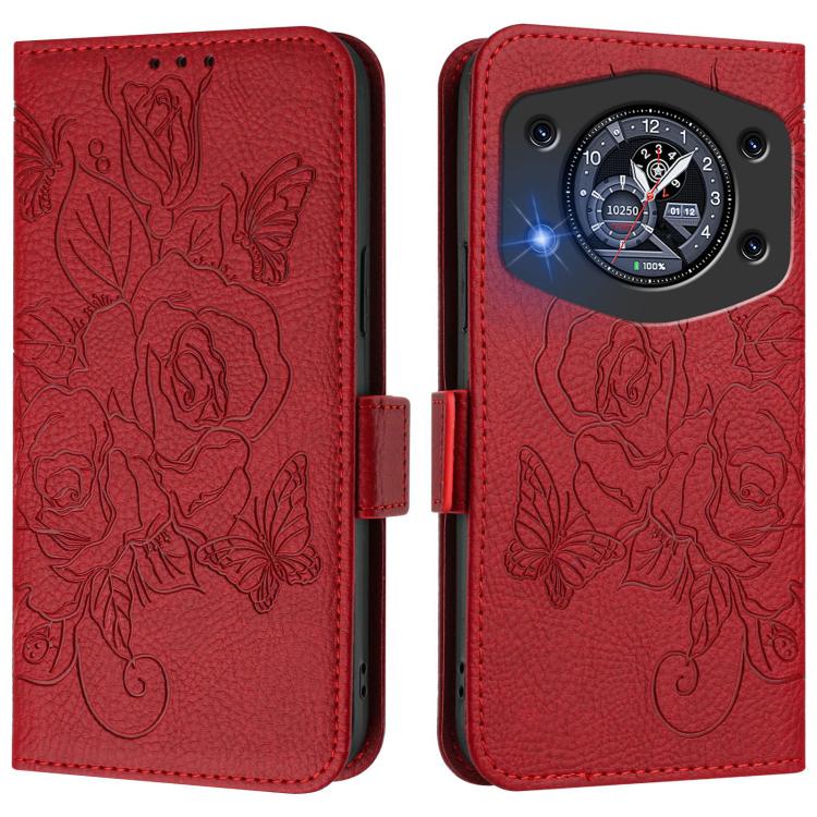 Embossed Rose RFID Anti-theft Leather Phone Case, For Cubot A40, For Cubot P90, For Cubot A30, For Cubot A20, For Cubot Max 5, For Cubot A10, For Cubot Note 40, For Cubot P50
